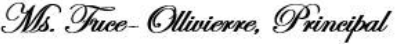 principals signature